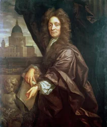 Porträtt av Sir Christopher Wren